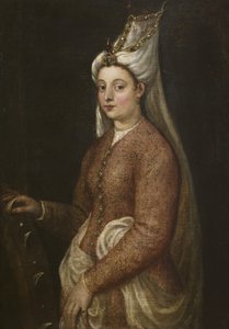 Cameria, Suleiman Suuren tytär, Pyhä Katariina, n. 1560 tekijältä Tiziano Vecelli