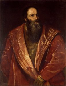 Italian kieli: Pietro Aretinon muotokuva Pietro Aretinon muotokuva tekijältä Titian