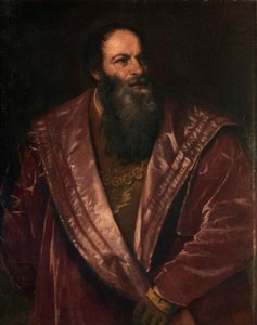 Italian kieli: Pietro Aretinon muotokuva Pietro Aretinon muotokuva tekijältä Titian