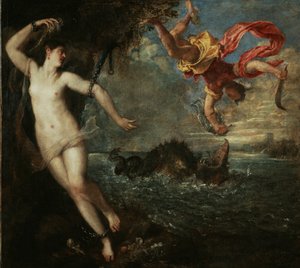 Perseus ja Andromeda, noin 1555.