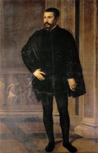 Diego Hurtado de Mendoza y Pachecon muotokuva 1503-1575, noin 1535-1540. tekijältä Titian