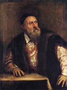 Omakuva, noin 1550-1562. tekijältä Titian