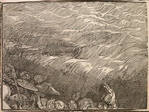 Faraon armeijan upotus Punaisellemerelle tekijältä Titian