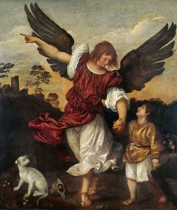 Tobias ja enkeli, noin 1521-1525.