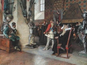 At the Armory (öljy kankaalle)