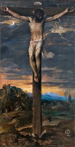 Kristus ristillä, n. 1565. tekijältä Tiziano Vecelli