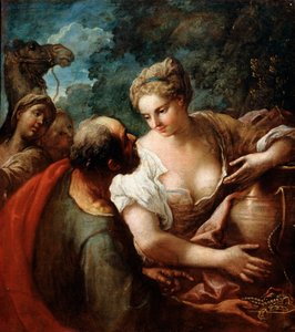 Rebekka kaivolla, 1500-luku tekijältä Tiziano Vecelli