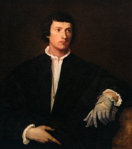 Mies hansikkaalla, c1520, 1937
