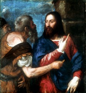 The Tribute Money, 1560-1568 tekijältä Tiziano Vecelli