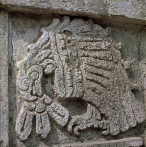 Kotkan kohokuvio, Quetzalcoatlin temppeli tekijältä Toltec Toltec