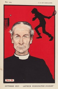 Arthur Winnington-Ingram, Lontoon piispa (värilitografia). tekijältä Tom Browne