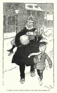 "Pidin itseni hereillä biitilläni laulamalla sitä" (litho) tekijältä Tom Browne