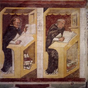 Neljäkymmentä maineikasta Dominikaanisen ritarikunnan jäsentä tekijältä Tomaso da (late 15th century) Modena