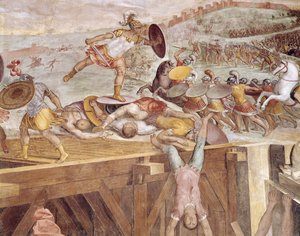 Horatius Cocles Sublicianin sillalla (seinämaalaus)