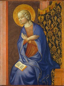 Neitsyt ilmoitti, n. 1430 (tempera paneelissa) tekijältä Tommaso Masolino da Panicale