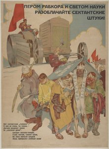 Kynällä ja tieteen valolla paljastaa lahkojen juonittelut, 1929. tekijältä Topikov