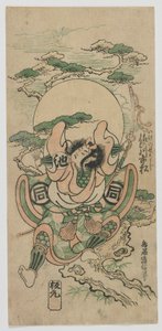 The Actor Sanogawa Ichimatsu I as Ike no Shoji, Edo period, 1747 (colour woodblock print) tekijältä Torii Kiyomasu II