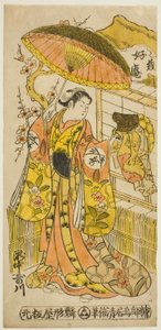 Takinaka Utagawa (joki) tekijältä Torii Kiyomasu II