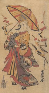 Näyttelijä Nakamura Senya Tokonatsuna Kabuki-näytelmässä, The Legacy of the Three-Comma F..., n. 1716.
