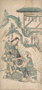 Ichimura Mezzo Draft Yunosuke Arashi, vai mitä? 1748. , hyttynen. 1748. tekijältä Torii Kiyomasu I