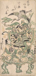 Ichimura Manzo As ja Tsu City suunnittelevat Segawan kuulemista Jiro As:sta ja Tsu Citystä siellä täällä, vai mitä? 1745. , hyttynen. 1745. tekijältä Torii Kiyomasu I