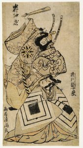 Nakamura Nakazō I ja Ichikawa Danjūrō IV. Torii Kiyomitsu I. tekijältä Torii Kiyomitsu