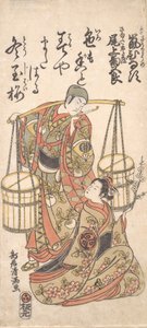 Tulosta, n. 1760, n. 1760. tekijältä Torii Kiyomitsu
