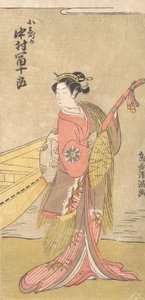 Näyttelijä Nakamura Tomijuro Koshizukan roolissa, n. 1767, n. 1767. tekijältä Torii Kiyomitsu