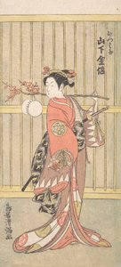 Tea c ja r Yamashita Kinsaku jäsen teetie f Rikka, huh? 1767. , hyttynen. 1767. tekijältä Torii Kiyomitsu