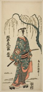 Näyttelijä Bando Hikosaburo II tekijältä Torii Kiyomitsu I