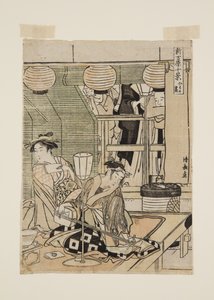 (värillinen puupainatus) tekijältä Torii Kiyonaga