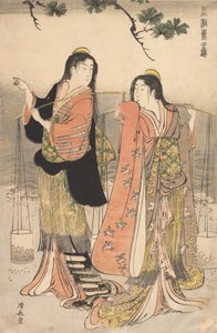 B Rine Maeda, Suma Shiogumi, Suma, 1783. tekijältä Torii Kiyonaga