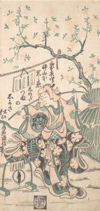 Nainen Yamamoto Iwasta, Ihaku Yamamoton kylästä, As Zuma Shinoda, CT, 1747. tekijältä Torii Kiyonobu II