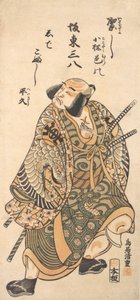 Näyttelijä Nakamura Nakazo soturina, 1716-1