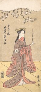 Näyttelijä Iwai Hanshiro IV Sakura Hime, Kirsikkaprinsessa, 1767.