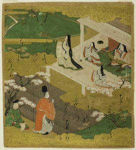 Kuvitus Genjin tarinasta, luku 5 Waka-Murasaki