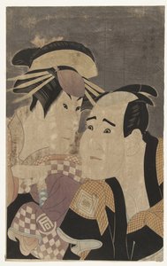 Osa s Tepo RT Ret Van Sanogawa Ichimatsu Good Garden Ichikawa Tomimon. tekijältä Toshusai Sharaku