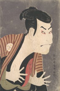 Kabuki-näyttelijä Otani Oniji III Yakko Edobeinä näytelmässä The Colored Reins of a..., 6. kuukausi, 1794.