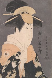 Segawa, Tomi Saburo, Mistletoe-jäsen, Hana Ayame, Bunroku, Soga, 1794. , 1794. tekijältä Toshusai Sharaku