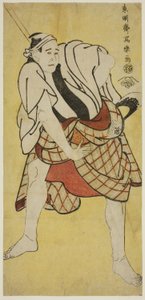 Ichikawa Tomimon hahmona Inokumamon Bay tekijältä Toshusai Sharaku