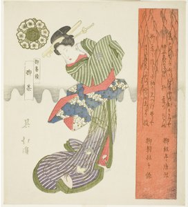 Willow Tea (Yanagicha), sarjasta "A Series of Willows (Yanagi bantsuzuki)" tekijältä Totoya Hokkei