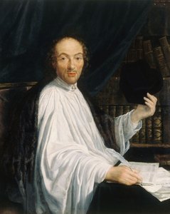 Runoilija Jean-Baptiste de Santeuilin muotokuva 1630-1697, 1665-1670. tekijältä Toussain Dumée