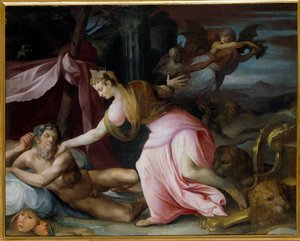 All Saints Dubreuilin Cybelle Awakening Morphee -maalaus (1561-1602)