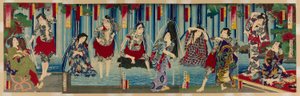 Kabuki S et ai. tekijältä Toyohara Kunichika
