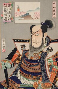Katō Kiyomasa tekijältä Toyohara Kunichika