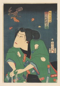 Kawarazaki Gojûrô hahmona Matsuwaka Yoheiji tekijältä Toyohara Kunichika