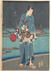 Moderni Genji - tulikärpästen katselu tekijältä Toyohara Kunichika