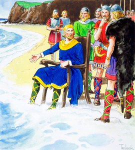 King Canute ei pystynyt hillitsemään aaltoja, 1100-luvun alkuvuosi 1900