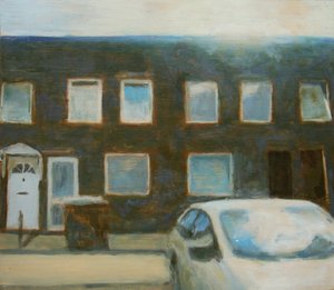 Paikka elää 25, 2012 (öljy vanerille) tekijältä Trevor Burgess