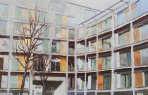 Paikka elää 44, 2012 (öljy vanerille) tekijältä Trevor Burgess